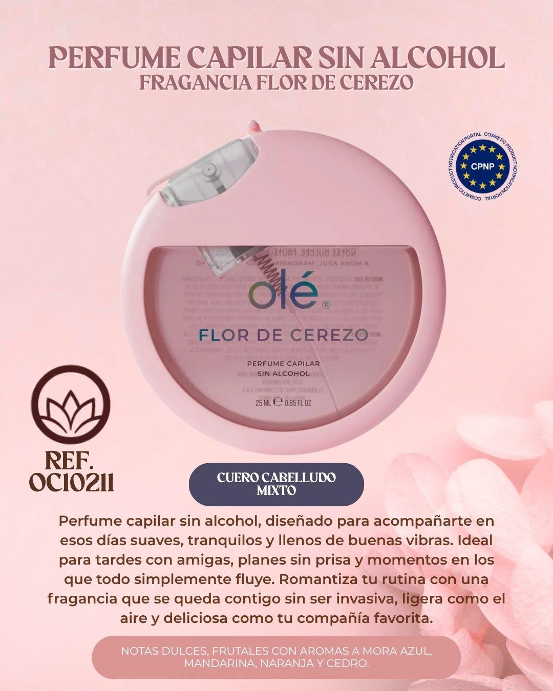 Comprar Perfume capilar sin alcohol Fragancia Flor de Cerezo