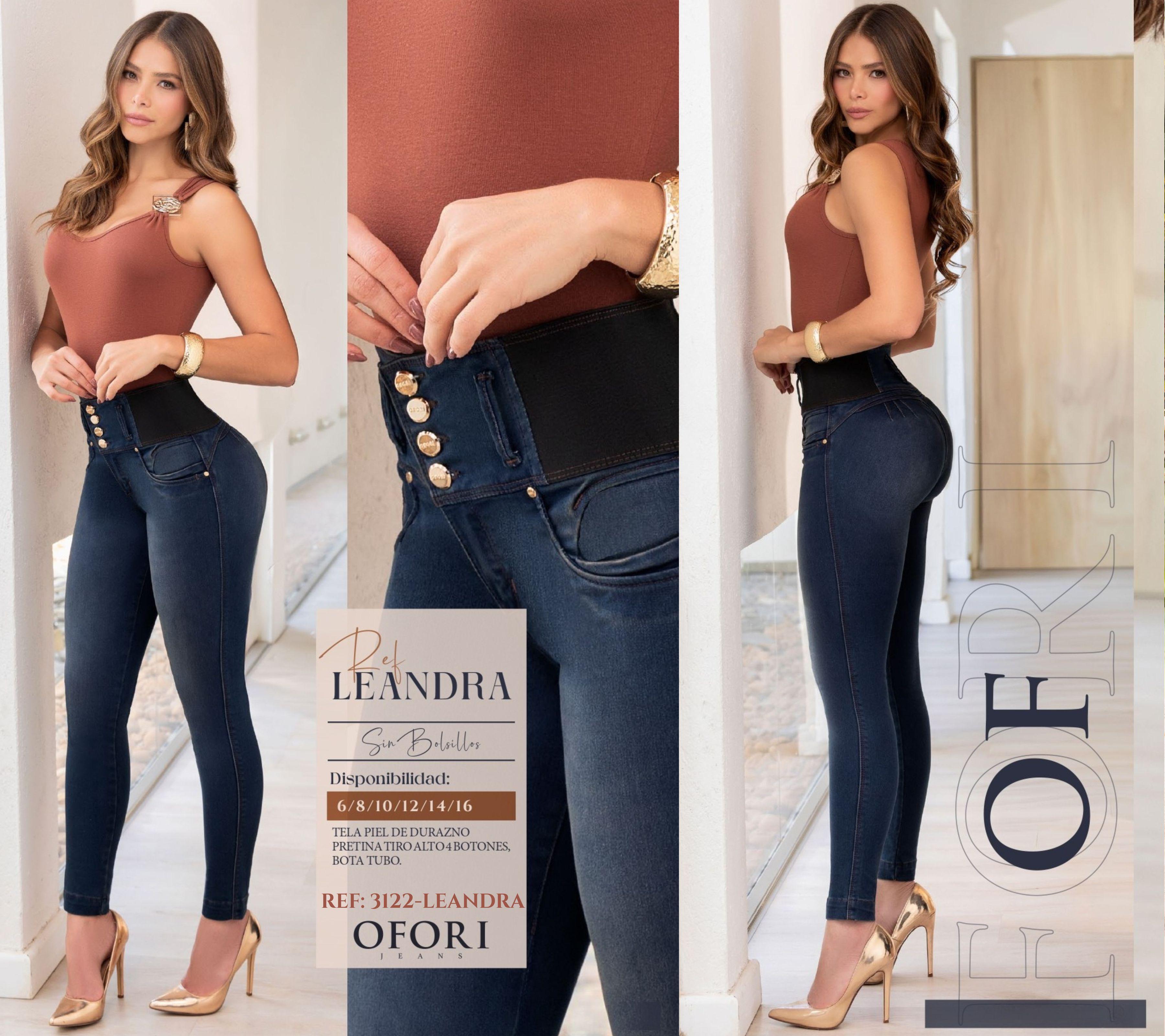 Comprar Jean Colombiano sin Bolsillos Push Up