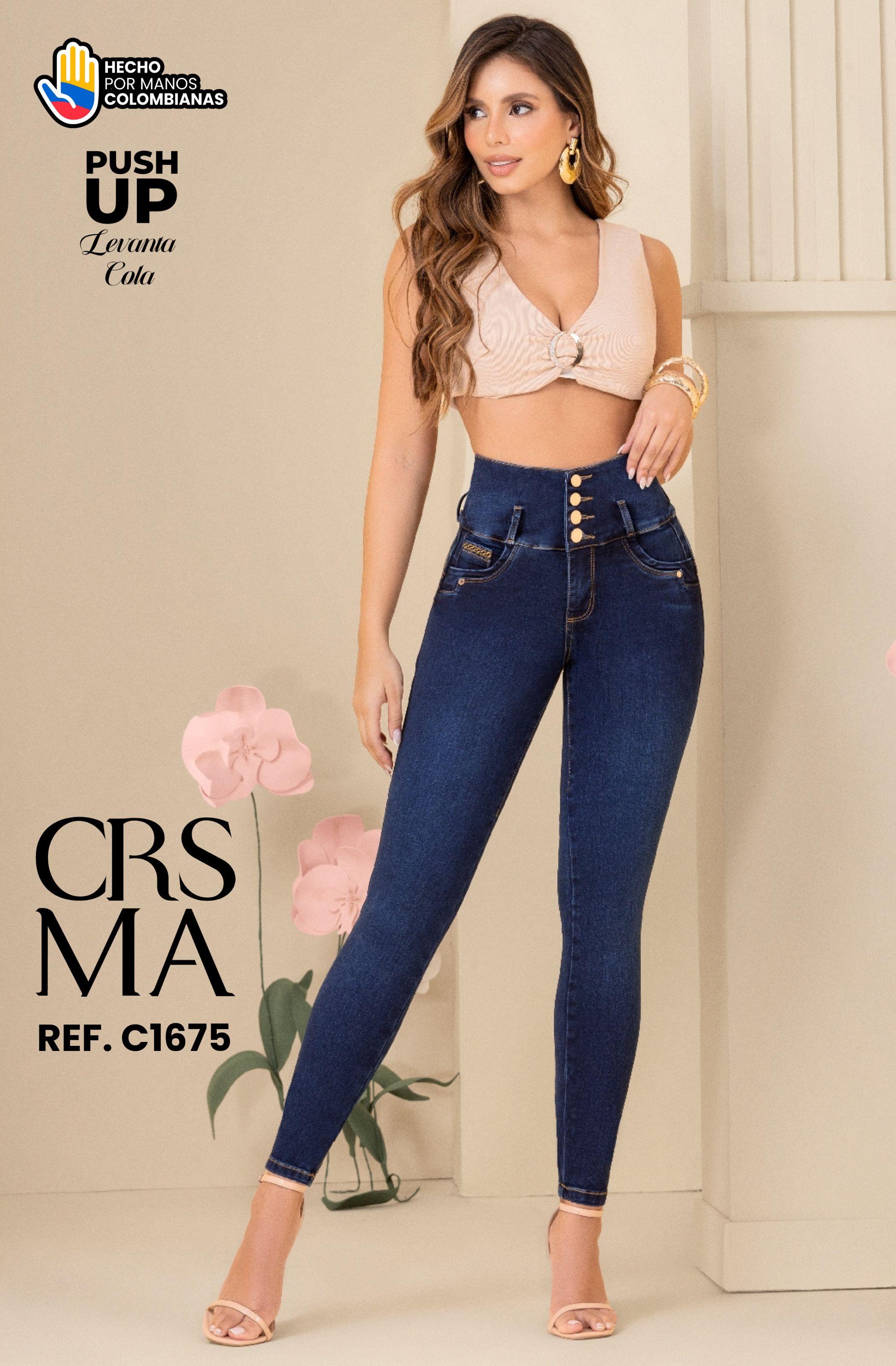 Comprar Jean Colombiano sin Bolsillos Push Up
