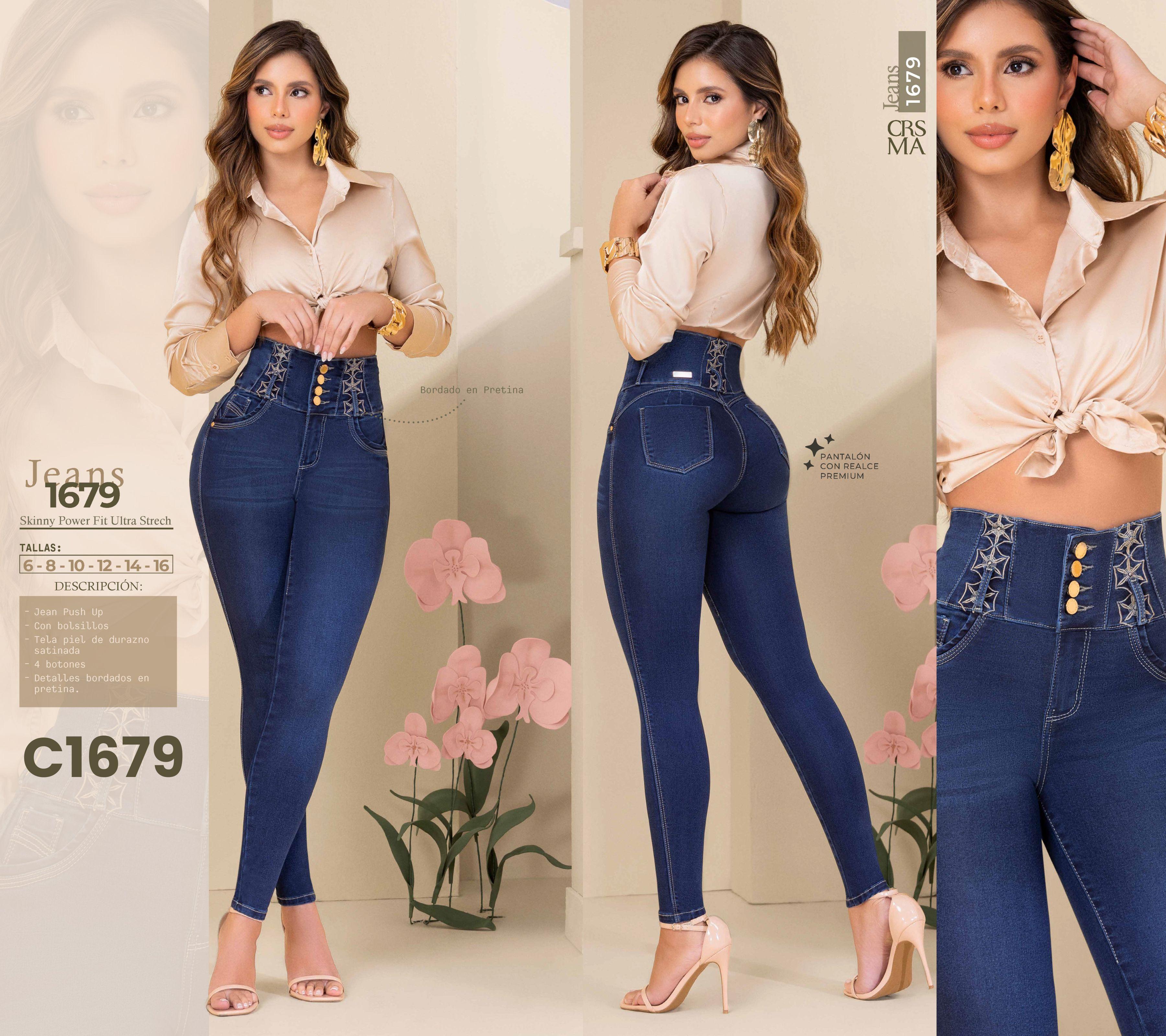 Comprar Jean Colombiano con Bolsillos Push Up