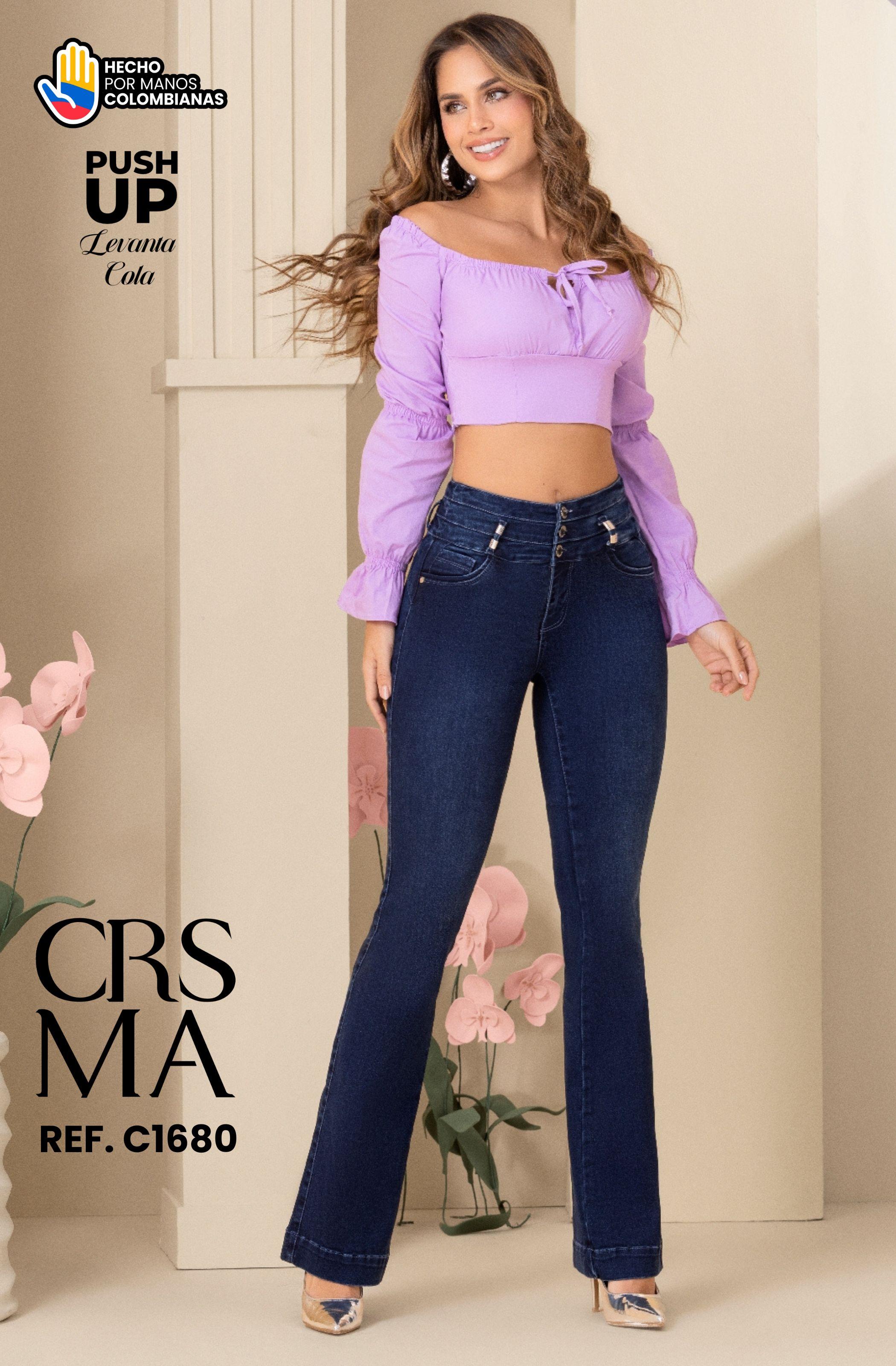 Comprar Jean Colombiano sin Bolsillos Push Up