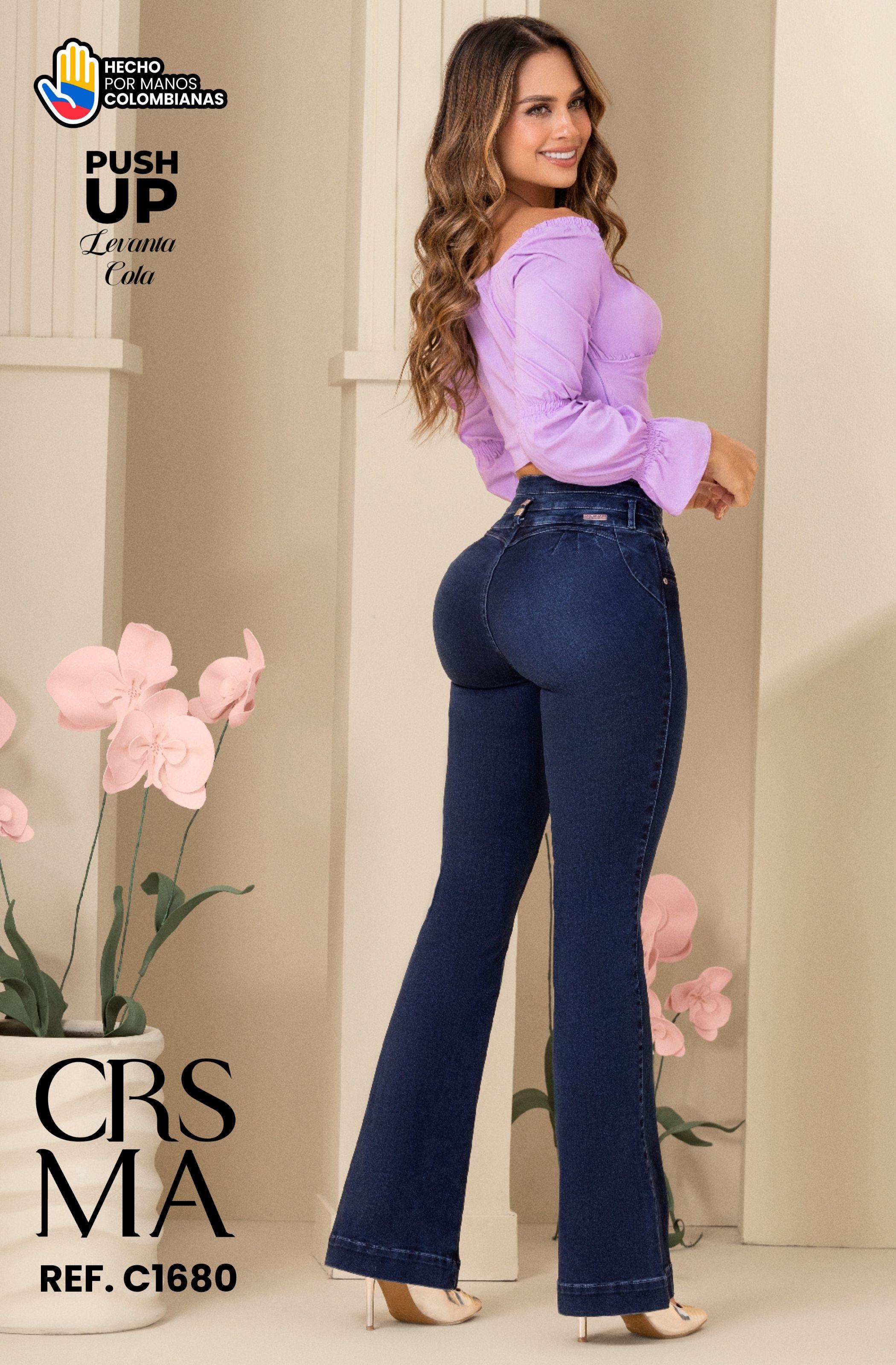 Comprar Jean Colombiano sin Bolsillos Push Up