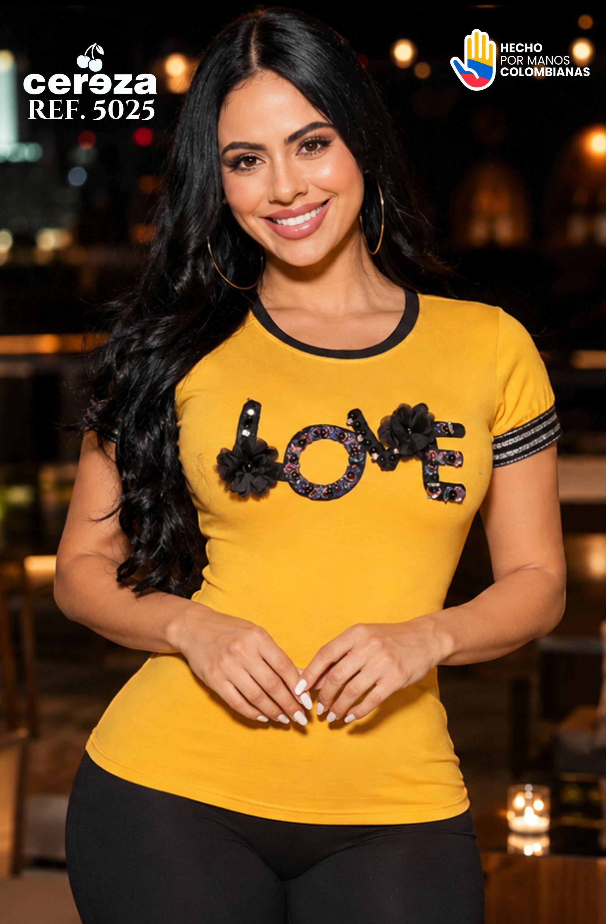 Fabulosa Blusa de Moda Colombiana manga corta