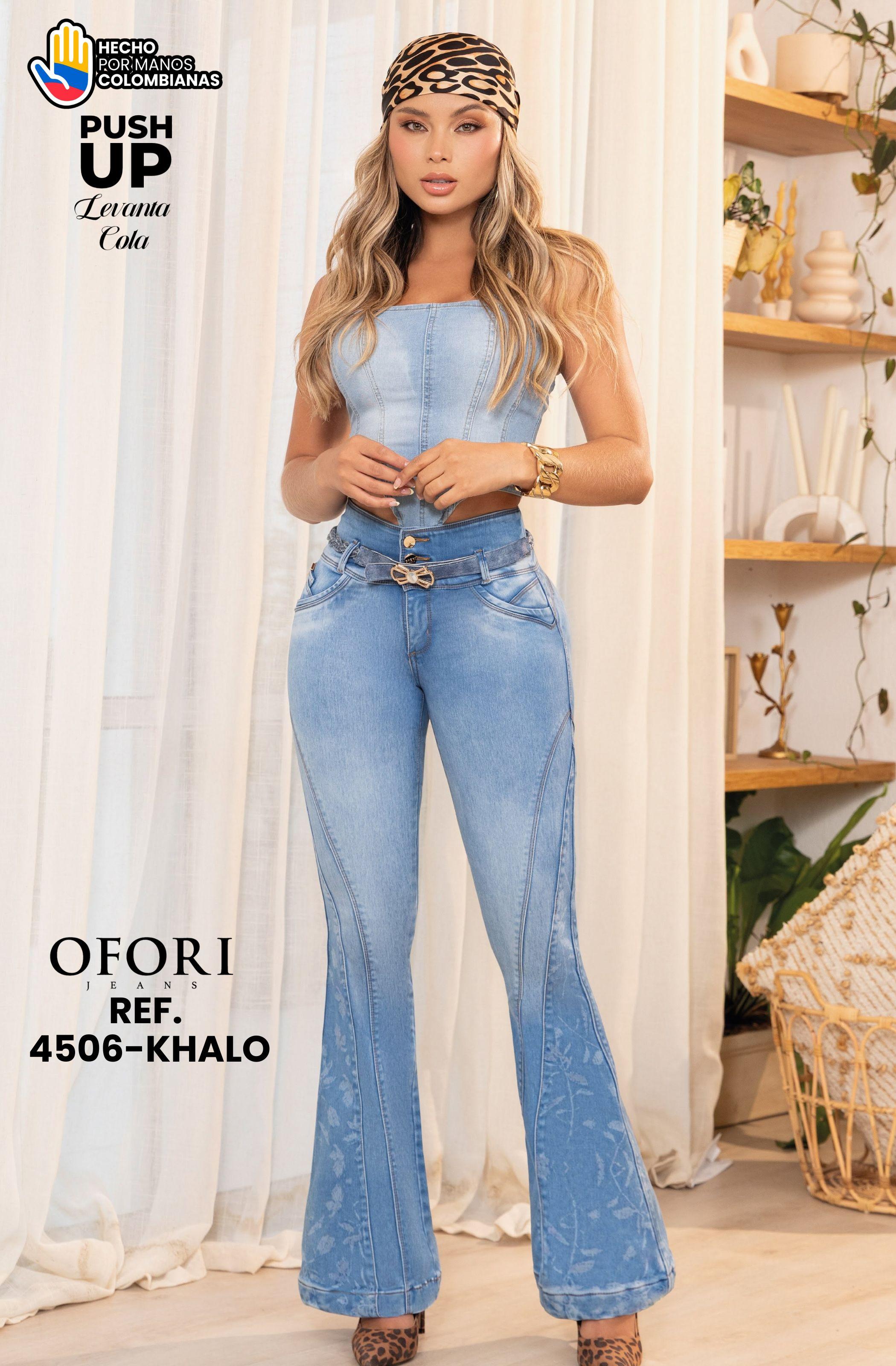Jean sin Bolsillos Push Up